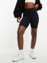 ASOS 4505 Hourglass Icon 8 inch legging short with bum sculpt detail in performance fabric in black