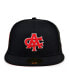 ფოტო #3 პროდუქტის Men's Black 12 Streeters Black Fives Fitted Hat