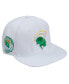 Фото #2 товара Men's White Norfolk State Spartans Mascot Evergreen Wool Snapback Hat