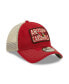 Фото #3 товара Men's Cardinal and Natural Arizona Cardinals Devoted Trucker 9TWENTY Snapback Hat