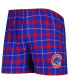 Фото #3 товара Men's Royal, Red Chicago Cubs Ledger Flannel Boxers