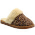 Corkys Snooze Leopard Scuff Womens Brown Casual Slippers 25-2001-LEO