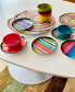 Фото #3 товара Assorted Melamine Appetizer Plates, Set of 6