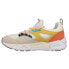 Puma Trc Blaze Hc Lace Up Mens Off White, Orange, Yellow Sneakers Casual Shoes