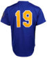 Men's Robin Yount Royal Milwaukee Brewers Cooperstown Mesh Batting Practice Jersey Синий, L - фото #2