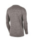 ფოტო #2 პროდუქტის Men's Heather Gray Oregon Ducks Team Velocity Performance Long Sleeve T-shirt