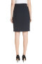 Фото #3 товара Emporio Armani 161568 Women's Stretch Wool Crepe Skirt Navy Sz. IT 50