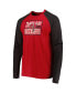 Фото #3 товара Men's Red Tampa Bay Buccaneers Current Raglan Long Sleeve T-shirt