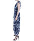Фото #3 товара Women's Flutter-Sleeve Tiered Midi Dress