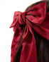 JJXX hair bow in red satin Красный - фото #2