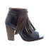 Фото #1 товара Bed Stu Olivia F386008 Womens Brown Leather Zipper Strap Heels Shoes