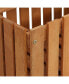 Фото #3 товара Meranti Wood Decorative Picket Style Planter Box - 24 in