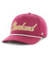 Men's Wine Cleveland Cavaliers Overhand Logo Hitch Adjustable Hat