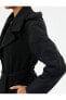 Фото #5 товара Пальто Koton Удлиненное Плащ-пальто с капюшоном