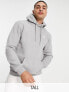 Фото #1 товара adidas Originals Trefoil Essentials Tall logo hoodie in grey