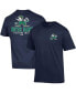 ფოტო #2 პროდუქტის Men's Navy Notre Dame Fighting Irish Team Stack 2-Hit T-shirt