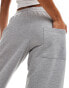 COLLUSION straight leg jogger in grey