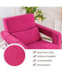 Modern Berber Fleece Single Sofa Chair Ottoman & Waist Pillow