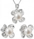 Фото #1 товара Luxury silver set with genuine pearls Pavon 29016.1