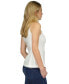 ფოტო #4 პროდუქტის Women's Linen Sleeveless Button-Front Top