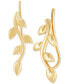 ფოტო #1 პროდუქტის Vine Ear Climbers in 10k Gold