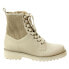 Фото #1 товара VANELi Zahra Combat Womens Beige Casual Boots 310603