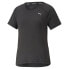 Фото #1 товара Puma Run Cloudspun Crew Neck Short Sleeve Athletic T-Shirt Womens Black Casual T