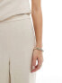 Nobody's Child Layla wide leg trouser co-ord in cream 34 - фото #5