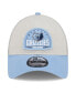 Фото #4 товара Men's Khaki/Light Blue Memphis Grizzlies Throwback Patch Trucker 9Forty Adjustable Hat