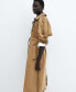 ფოტო #3 პროდუქტის Women's Cotton Long Trench