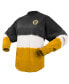 Фото #3 товара Длинная рубашка женская Spirit Jersey черная, золотая с эффектом омбре, Boston Bruins, с длинным рукавом