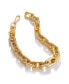 ფოტო #1 პროდუქტის Women's Gold Metallic Chainlink Necklace