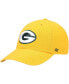ფოტო #1 პროდუქტის Men's Gold-Tone Green Bay Packers Secondary Clean Up Adjustable Hat