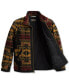 Men's Printed Stand-Collar Fleece Jacket