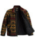 Фото #1 товара Men's Printed Stand-Collar Fleece Jacket