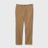 Men's Big & Tall Straight Fit Chino Pants - Goodfellow & Co Tan 40x36