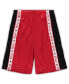 Фото #2 товара Men's Red and Black Chicago Bulls Big and Tall Tape Mesh Shorts
