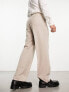 Фото #3 товара ASOS DESIGN smart wide leg trousers in stone