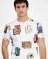 Фото #3 товара Men's Stamp Collection Short Sleeve T-shirt