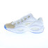 Reebok Question Low Mens White Leather Lace Up Athletic Basketball Shoes 9.5