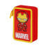 Фото #1 товара KARACTERMANIA Marvel Iron Man Alloy Filled Triple Pencil Case