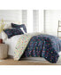 Фото #1 товара Boho Bloom Duvet Cover and Sham Set, Twin