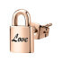 LE PETITE STORY Padlock Rg Love earrings