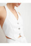 Жилет Koton Crop Buttoned V Neck Yelek