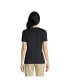 ფოტო #2 პროდუქტის Women's Relaxed Supima Cotton Short Sleeve V-Neck T-Shirt