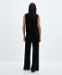 ფოტო #2 პროდუქტის Women's Pleated Wideleg Pants