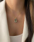 Mint Julep Quartz (9-3/4 ct. t.w.) & Diamond (1/3 c.t t.w.) 18" Pendant Necklace in 14k Gold