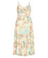 Фото #2 товара Платье женское City Chic plus Size Janey Maxi Dress