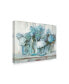 Фото #2 товара Carol Rowan Hydrangeas in Glass Jars Blue Canvas Art - 20" x 25"