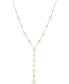Фото #1 товара EFFY Collection eFFY® Cultured Freshwater Pearl (5, 6, & 7mm) Lariat Necklace in 14k Gold